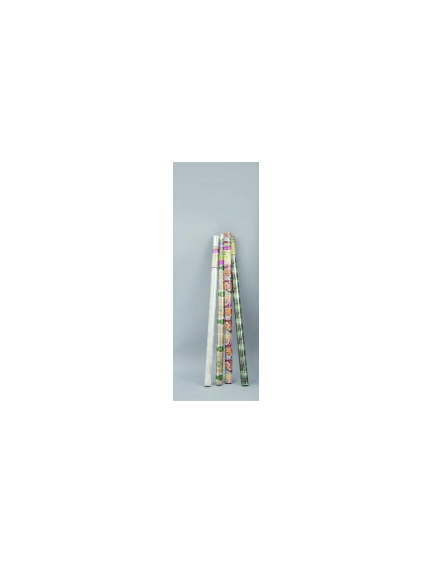 FOGLIO CELLOPHANE DECORO   NATALE 100x500cm