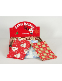 2 FOGLI CARTA REGALO  ASSORTITI 70x100cm