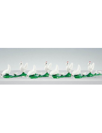 DOUBLE HEN ANIMALS 7cm 6 PIECES.