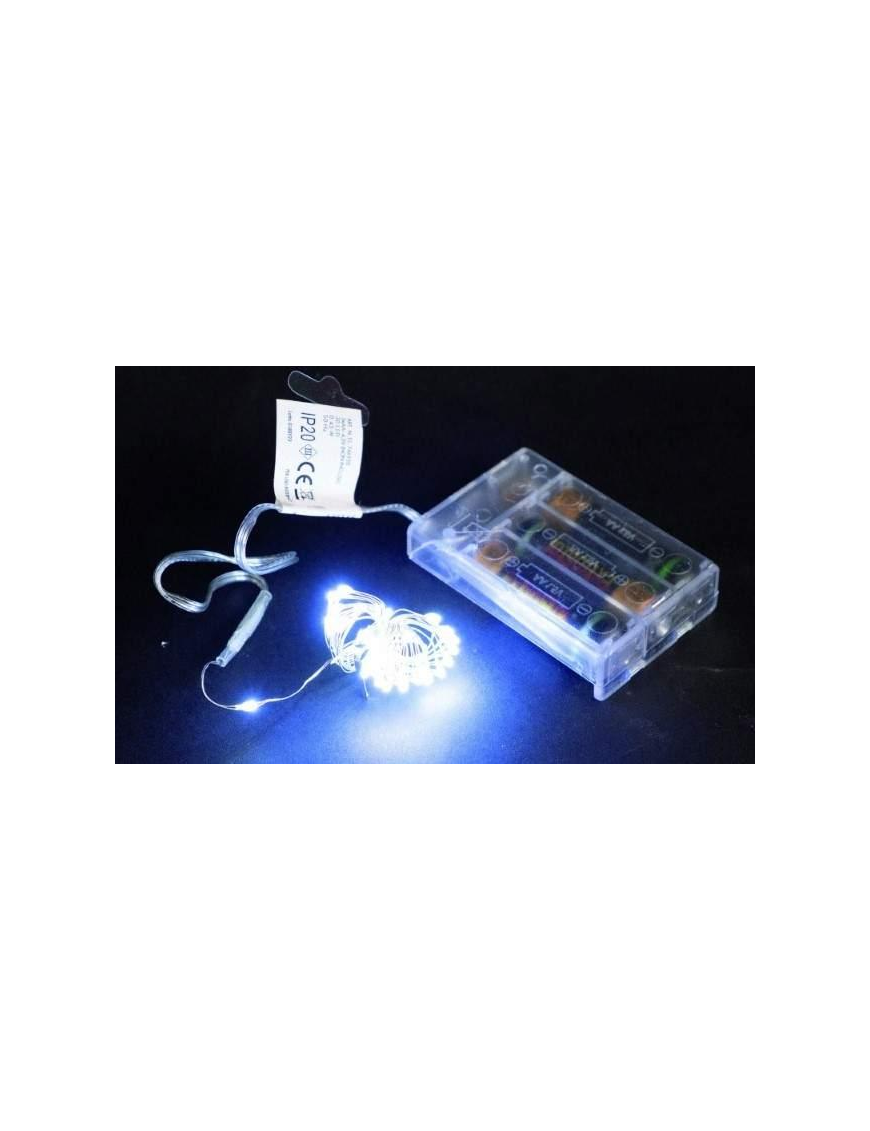 BIANCO LED BATT. INT.  20 LUCI 100+30 $$