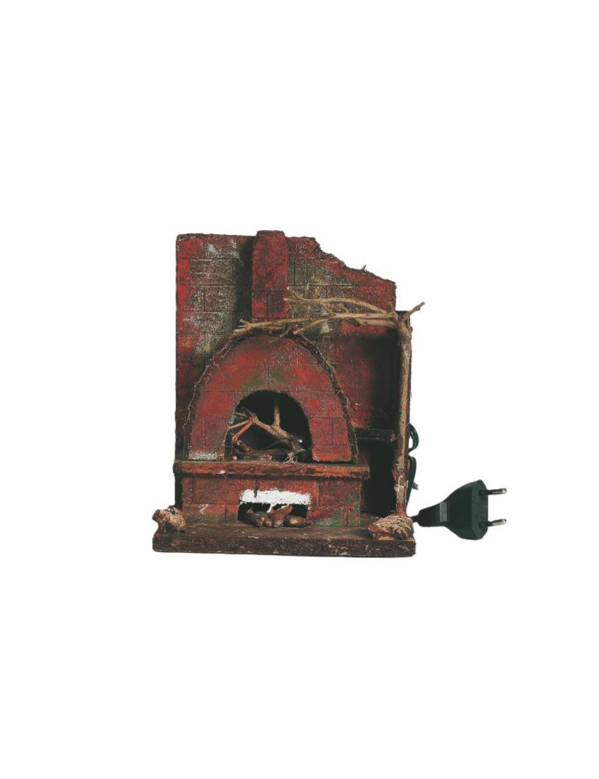 FORNO 17x14x10cm A LEGNA CON FUOCO