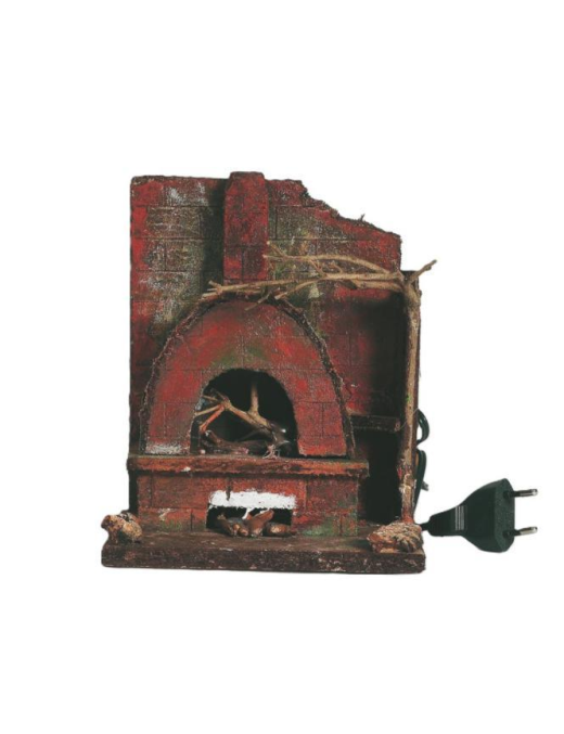 FORNO 17x14x10cm A LEGNA CON FUOCO