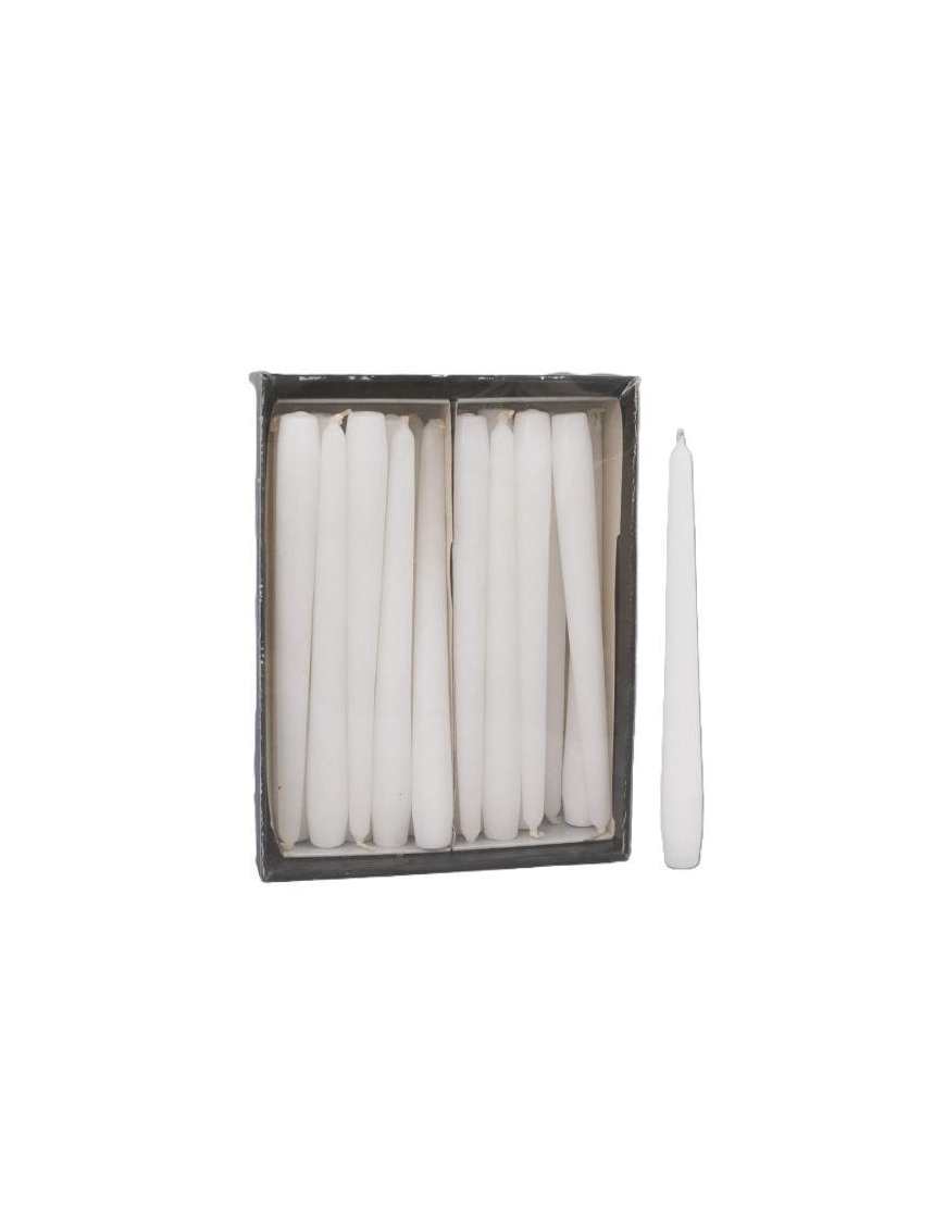 SMOOTH WHITE CANDLE 24.5cm