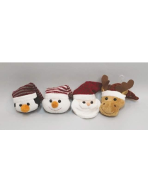 TESTA PUPAZZO PELUCHE 7cm AC-19018 $$