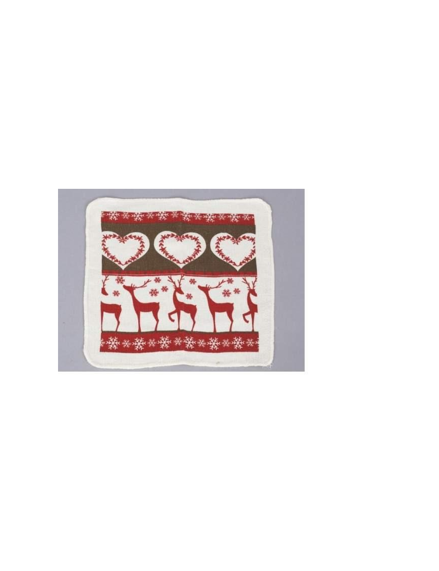 RENNE ROSSE TOVAGLIETTA QUADRA 30cm $$