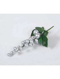 RAMETTO BACCHE ARGENTO 15cm