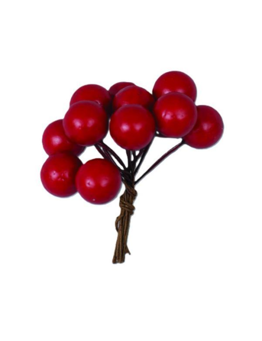 BACCHE ROSSE 15mm 15mm