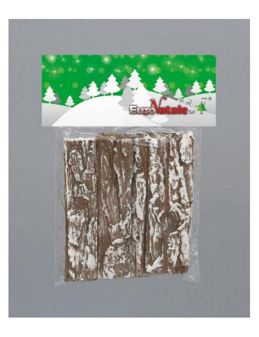 ACCESSORIES FOR NATIVITY BARK WOODEN SNOW 10 pieces