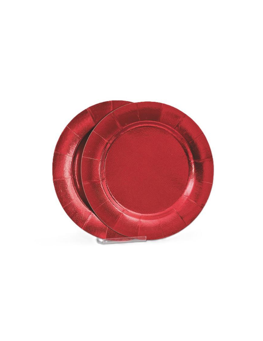 SOTTOPIATTO ROSSO 33cm 2 PEZZI