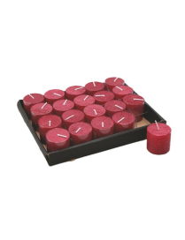 CANDELA CILINDRO ROSSO 4x4cm