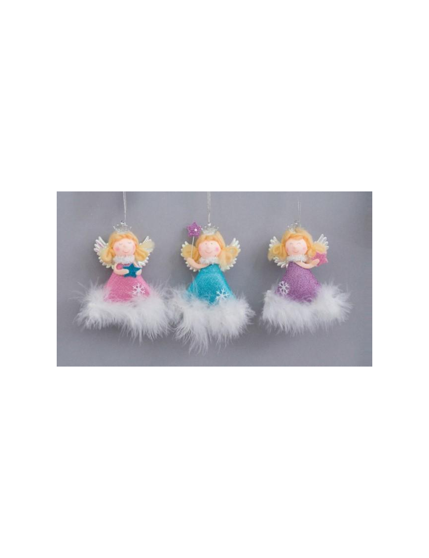 L.ESP. ANGELO VESTITO GLITTER 11cm $$