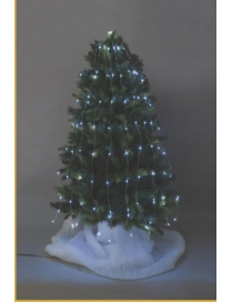 WHITE CAPE MICROLED 180 LIGHTS 1.8m