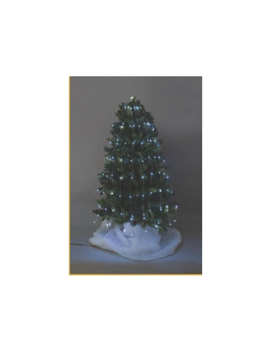 WHITE CAPE MICROLED 180 LIGHTS 1.8m
