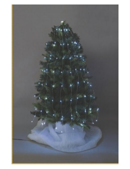 WHITE CAPE MICROLED 180 LIGHTS 1.8m