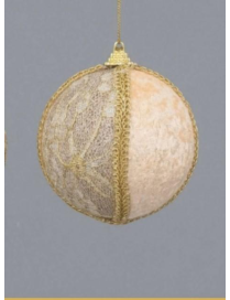 L.ESP. PASSAMANERIA SFERA 80mm CREMA O$$