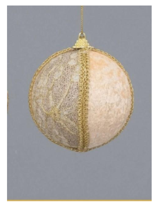 L.ESP. PASSAMANERIA SFERA 80mm CREMA O$$