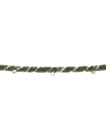 GREEN WIRE cm80x3m WITH SILVER SPIRAL + BALLS