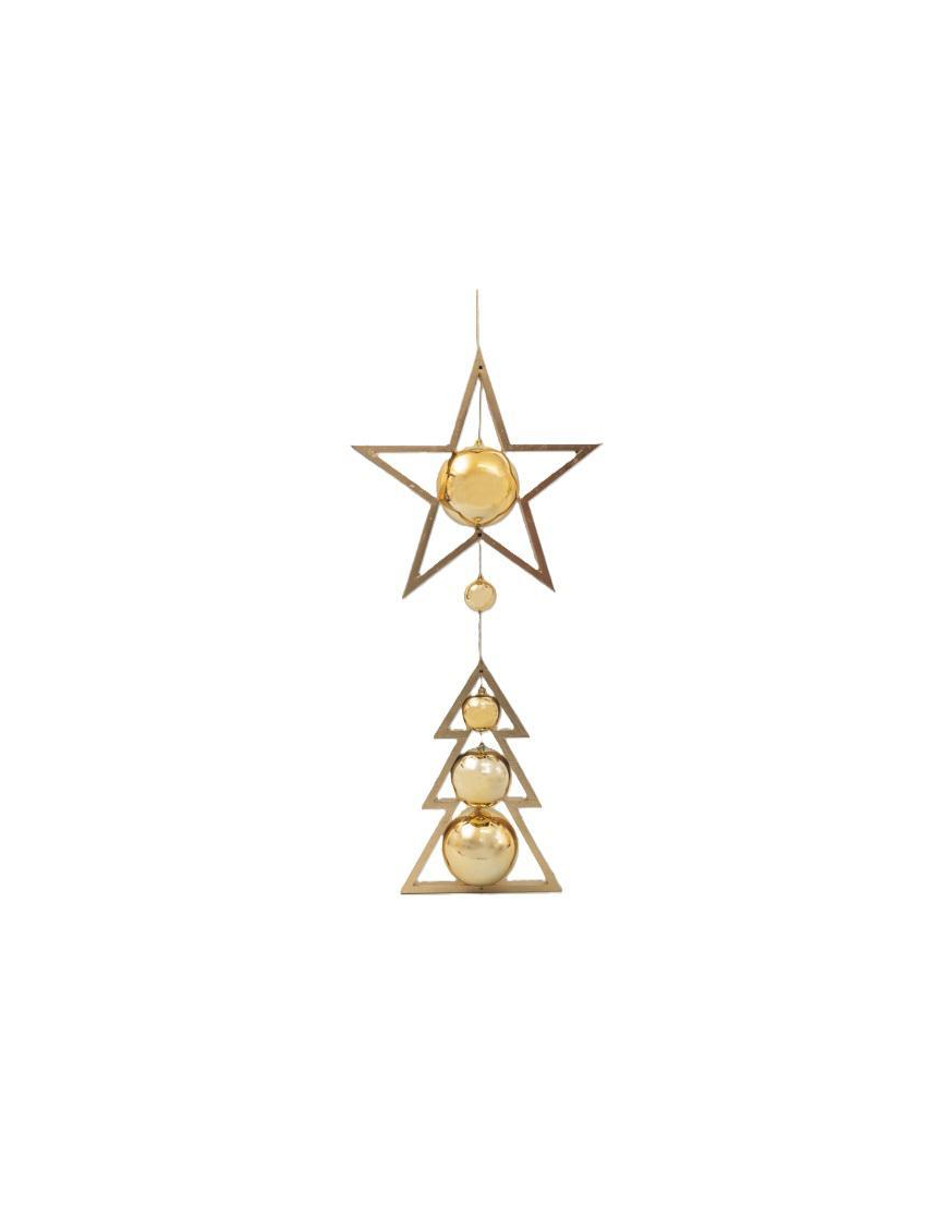 GOLD PVC PENDANT 70cm