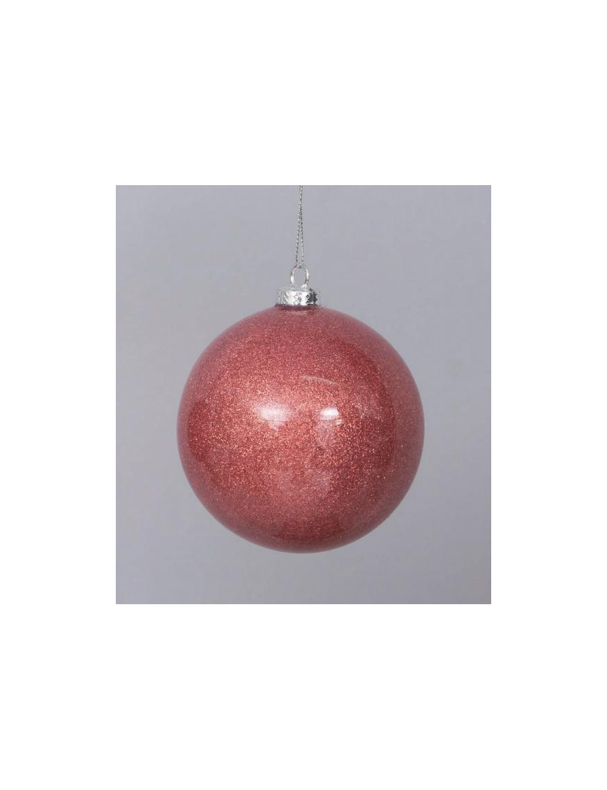 SFERA BRILLANTE ROSA 100mm