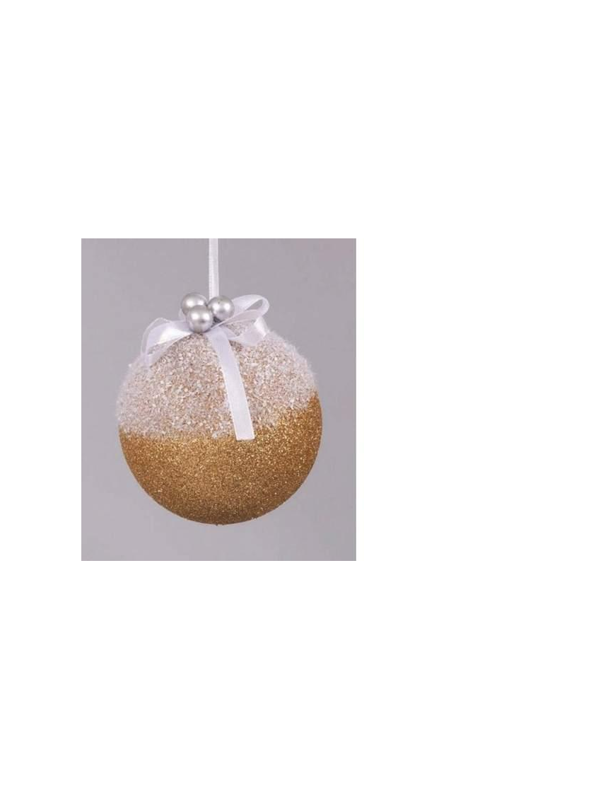 L.ESP.NEVE SFERA ORO  80mm PL-67033 $$