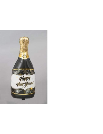 PALLONCINO GONFIABILE AD ELIO 85cm BOTTIGLIA DI SPUMANTE