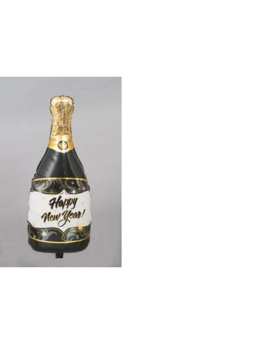 INFLATABLE HELIUM BALLOON 85cm WITH BOTTLE OF SPARKLING WINE