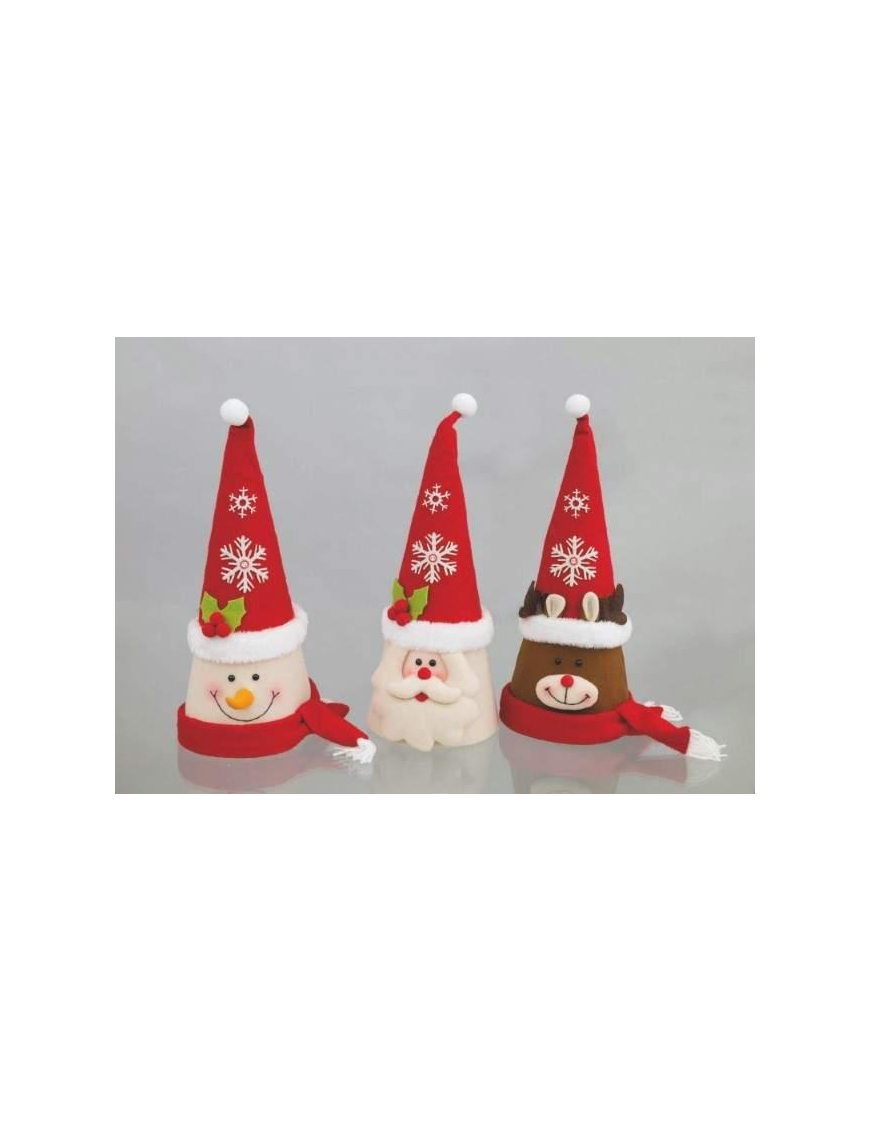 SOGGETTO NATALIZIO CON CAPPELLO  21x48cm