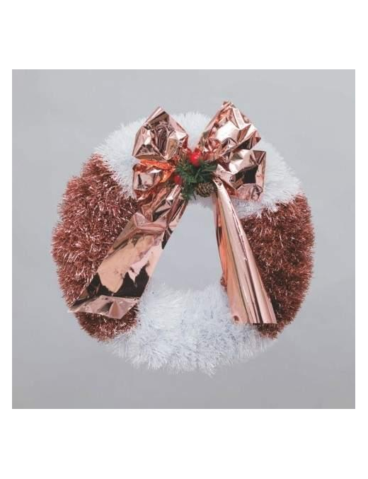 CROWN 38cm IN PINK/WHITE WIRE