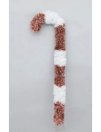 STICK 70cm IN PINK/WHITE WIRE