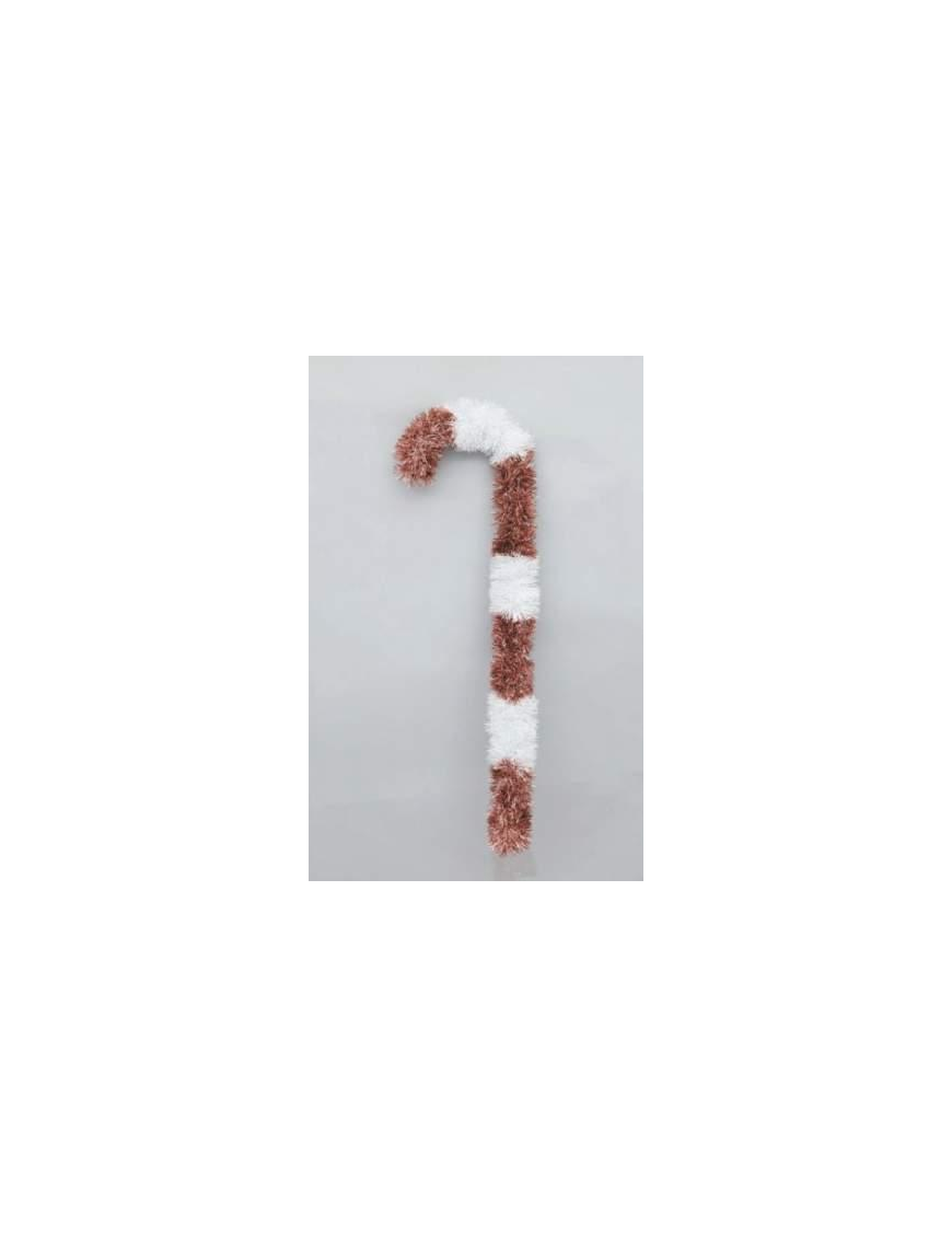 STICK 70cm IN PINK/WHITE WIRE