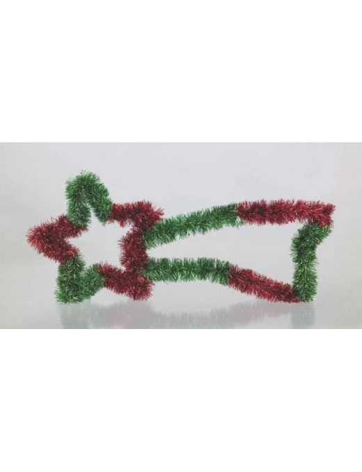 COMET STAR 30*70cm IN RED/GREEN WIRE
