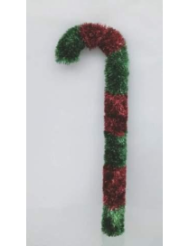 BASTONE 70cm IN FILO ROSSO/VERDE