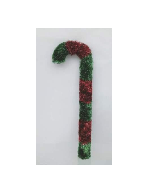 BASTONE 70cm IN FILO ROSSO/VERDE