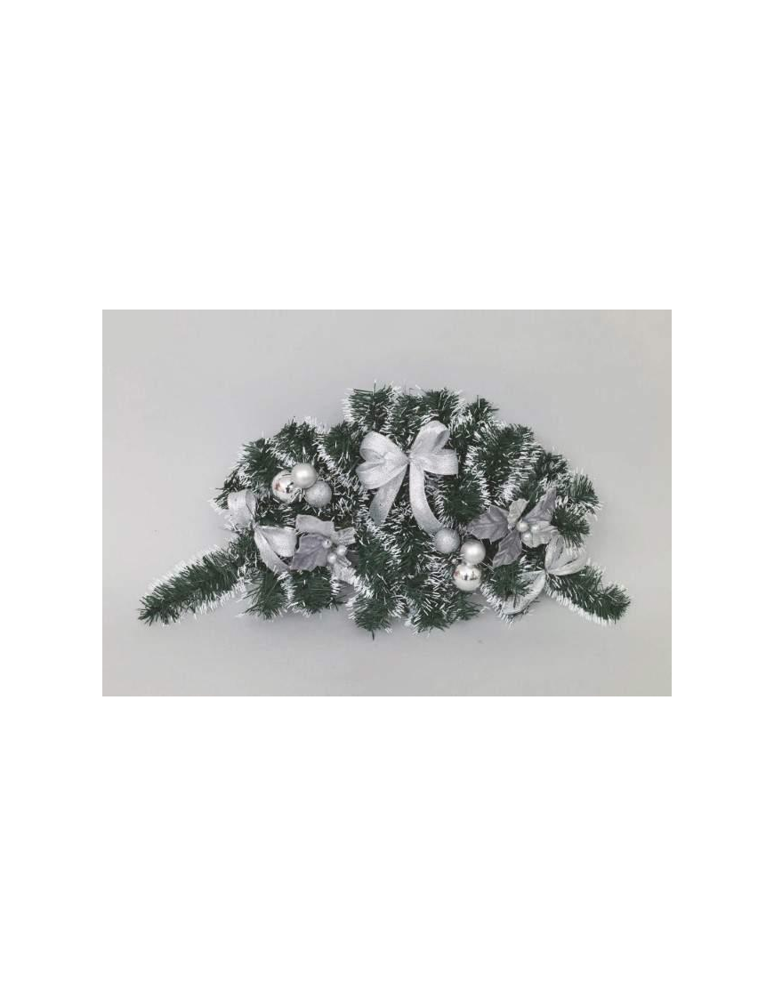 STARS+BALLS SILVER BEHIND DOOR 60cm