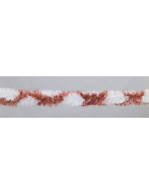 FILO TRECCIA 8x250cm ROSA/BIANCO