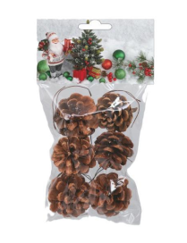 NATURAL PINE CONES 5cm 6pcs