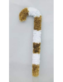STICK GOLD/WHITE 70cm