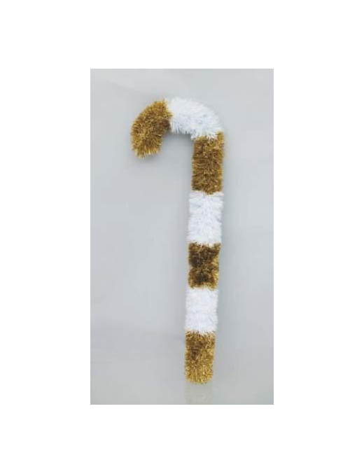 STICK GOLD/WHITE 70cm