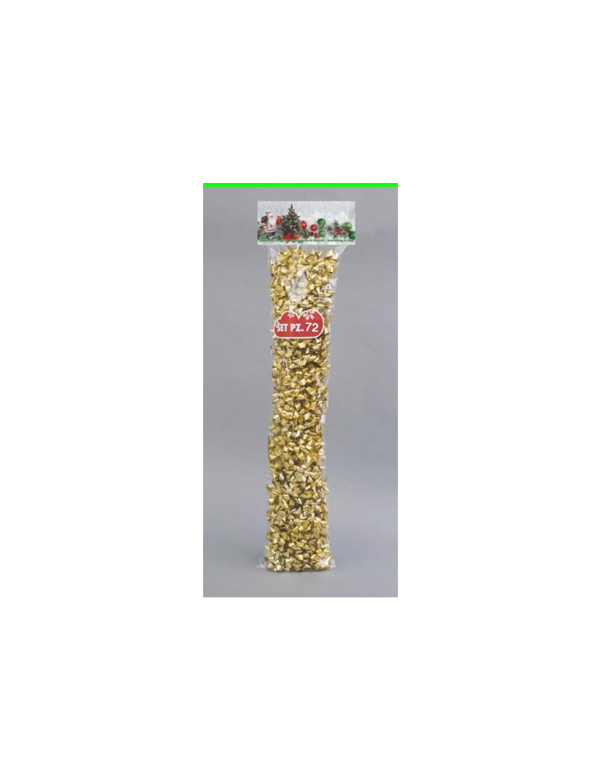 ROSETTES 8cm GOLD 72 pieces