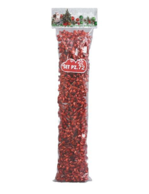 COCCARDE 8cm ROSSO 72pezzi
