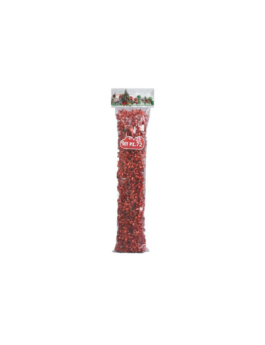 COCCARDE 8cm ROSSO 72pezzi