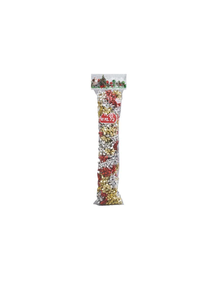 ROSETTES 8cm ASSORTED COLORS 72 pieces