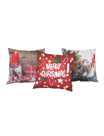 CUSCINO POLIESTERE 40cm DECORO NATALE