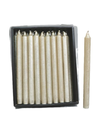 CREPE CANDLE 25cm GOLD