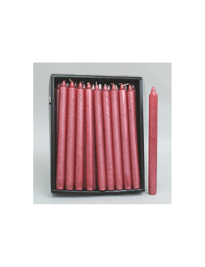 CREPE CANDLE 25cm RED