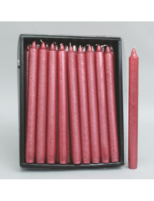 CREPE CANDLE 25cm RED