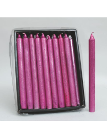 CREPE CANDLE 25cm FUCHSIA