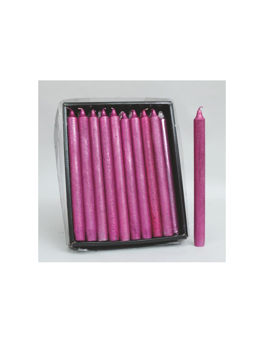 CREPE CANDLE 25cm FUCHSIA