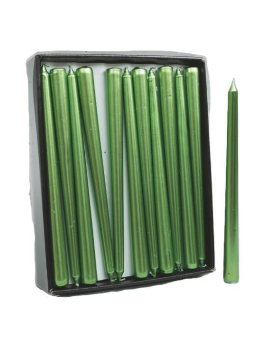 CANDELA LISCIA VERDE 25cm
