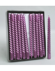 TORCIGLIONE FUCHSIA CANDLE 24cm